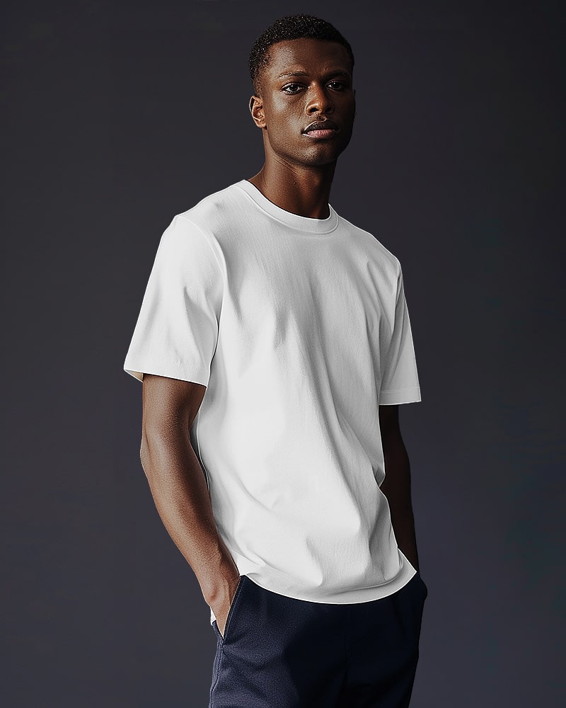 White T Shirt Basique Blanc White T Shirt Basique Blanc Femme